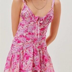 NWOT For Love and Lemons Kasey Mini Dress